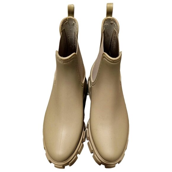 Jeffrey Campbell Platform Chunk Lug Chelsea Lug Boot Tan Size 8 - Picture 1 of 9